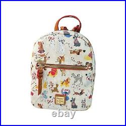 2021 Dooney & Bourke Disney Dogs Holiday Santa Tails Backpack (A)