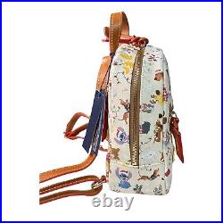 2021 Dooney & Bourke Disney Dogs Holiday Santa Tails Backpack (A)