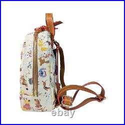 2021 Dooney & Bourke Disney Dogs Holiday Santa Tails Backpack (A)