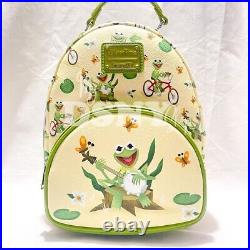 2022 Disney Parks Muppets Kermit The Frog Mini Loungefly Backpack NWT