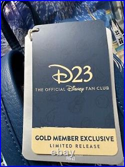 2023 Disney D23 Expo Gold Member Loungefly Exclusive Mini Backpack NWT New