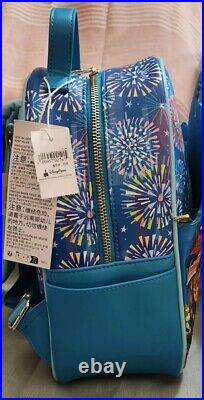 2023 Disney Parks Joey Chou Castle Magic Kingdom Loungefly Backpack and ears