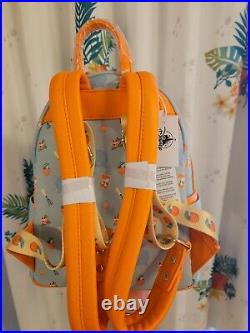 2024 Disney EPCOT Loungefly Flower And Garden Festival Backpack Orange Bird NWT