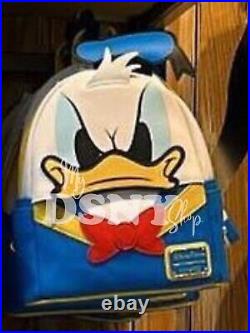 2024 Disney Parks Donald Duck 90th Anniversary Backpack Loungefly New