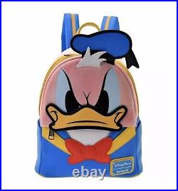 2024 Disney Parks Donald Duck 90th Anniversary Backpack Loungefly New