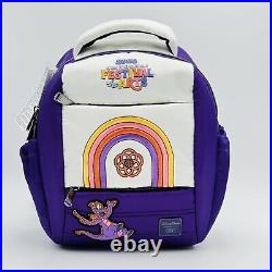 2024 Disney Parks EPCOT Festival of the Arts Figment Lug Backpack NEW With TAGS