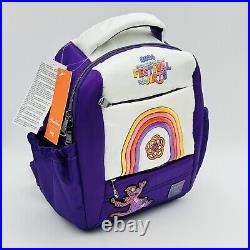 2024 Disney Parks EPCOT Festival of the Arts Figment Lug Backpack NEW With TAGS