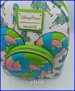 2024 Disney Parks Eats Collection Lollipop Loungefly Backpack & Ears Combo