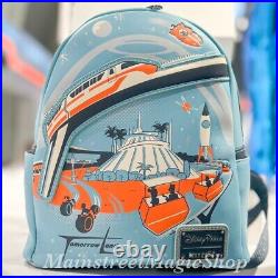 2024 Disney Parks Loungefly Mini Backpack Tomorrowland Magic Kingdom NWT