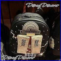 2024 Disney Parks Loungefly Tower Of Terror Hollywood Hotel Stitch Mini Backpack