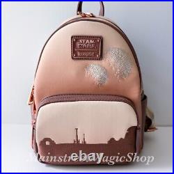 2024 Disney Parks Star Wars Loungefly Sands Of Tatooine Mini Backpack NEW