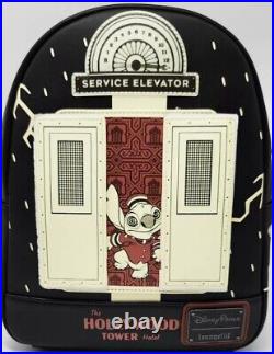 2024 Disney Parks Tower of Terror GITD Stitch Donald Mickey Loungefly Backpack