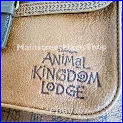 2024 Disney World Animal Kingdom Lodge Large Brown Loungefly Backpack NWT