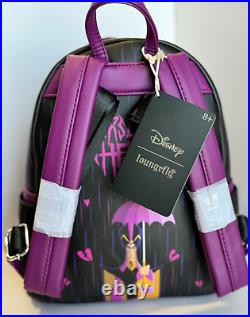 2pc Loungefly Disney VILLAINS CURSE YOUR HEARTS Backpack + Wristlet Wallet