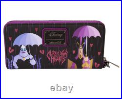 2pc Loungefly Disney VILLAINS CURSE YOUR HEARTS Backpack + Wristlet Wallet