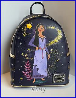 3pc Loungefly Disney Parks WISH Asha Star Backpack + Wallet + Mouse Ear Headband