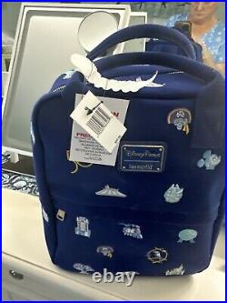 50th Anniversary Loungefly Disney Canvas Backpacks NWT In Original Packaging