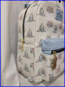 Bioworld Disney Dumbo Pastel Allover Print Mini Backpack BRAND NEW