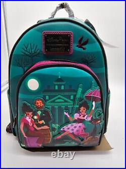 Club 33 Disneyland Haunted Mansion 55th Anniversary Loungefly Mini Backpack