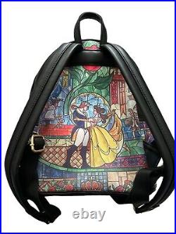 Collectible Loungefly Disney Beauty And The Beast Backpack 3D castle