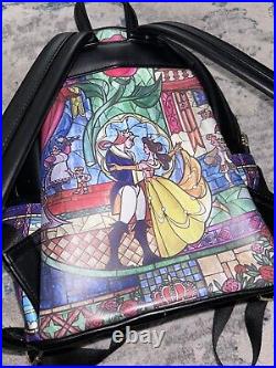 Collectible Loungefly Disney Beauty And The Beast Backpack 3D castle