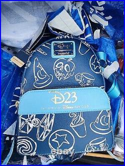 D23 Gold Member Exclusive Limited Loungefly Mini Backpack Disney Employee Store