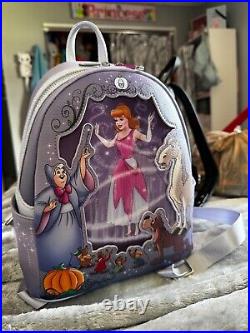 DISNEY 100 ANNIVERSARY Cinderella Loungefly Mini Backpack