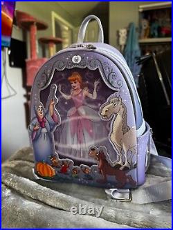 DISNEY 100 ANNIVERSARY Cinderella Loungefly Mini Backpack