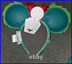 DISNEY CHRISTMAS GLOW in THE DARK Lounge fly Backpack 2023 + Christmas Ears