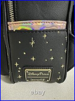 DISNEY PARKS 50th Anniversary Grand Finale Loungefly Backpack Castle Gold & Ears