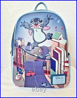 DiSNeY LoUnGeFLy? STITCH BADNESS LEVEL BACKPACK & PLUSH / SEE DESCRIPTION NWT