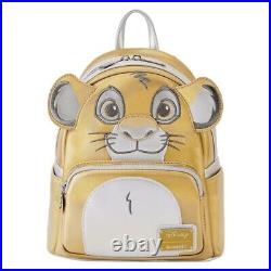 Disney100 Limited Edition Exclusive Platinum Simba Cosplay Mini Backpack