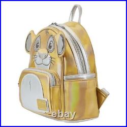 Disney100 Limited Edition Exclusive Platinum Simba Cosplay Mini Backpack