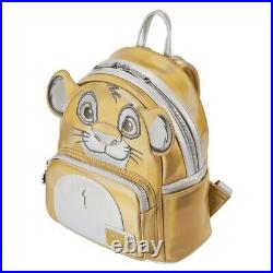 Disney100 Limited Edition Exclusive Platinum Simba Cosplay Mini Backpack