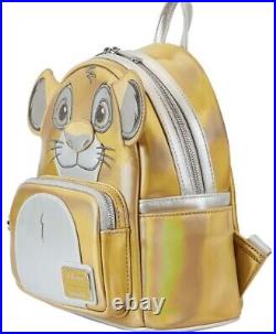 Disney100 Limited Edition Exclusive Platinum Simba Cosplay Mini Backpack In Hand