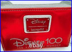 Disney 100 Limited Edition Exclusive Platinum Winnie Mini Backpack and Wallet