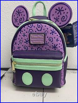 Disney 50th Anniversary Main Attraction Mad Tea Party Loungefly Mini Backpack