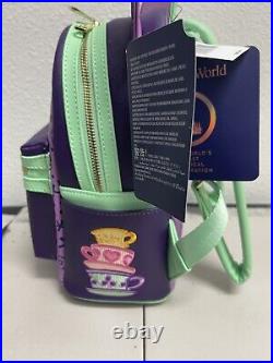 Disney 50th Anniversary Main Attraction Mad Tea Party Loungefly Mini Backpack