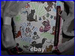 Disney Cats Sketch Dooney & Bourke Compact Backpack Nwt New 2021