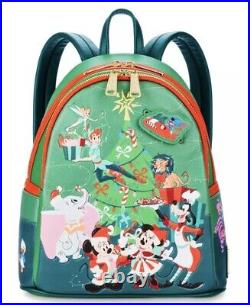 Disney Classics Christmas Glow-in-the-Dark Loungefly Mini Backpack