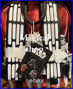 Disney D23 Expo 2024 Star Wars Dark Side Artist Edition Loungefly Backpack NEW