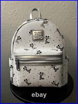 Disney D23 Expo Exclusive Mickey Mouse Loungefly Mini Backpack New