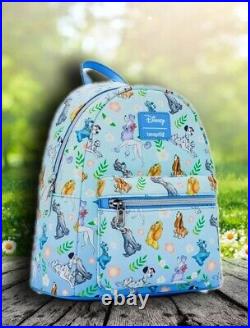 Disney Dogs Floral Loungefly Backpack And Hand Made Doorables Lady CHARM