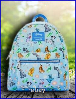 Disney Dogs Floral Loungefly Backpack And Hand Made Doorables Lady CHARM