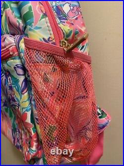 Disney Lilly Pulitzer Dreamin Backpack Minnie Mouse Daisy Castle Pink NEW! 2024