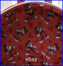 Disney Loungefly Mickey Mouse Limited Edition Platinum Collection Backpack 100