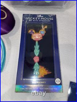 Disney Loungefly Mickey The Main Attraction Backpack Mad Tea Party Key Ears Pin