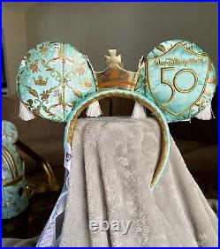 Disney Loungefly Prince Charming Regal Carrousel Backpack And Matching Ears