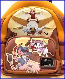 Disney Loungefly Rescuers Down Under Mini Backpack & Wallet Set Issue Read