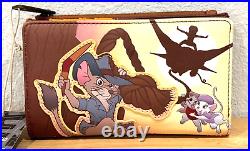 Disney Loungefly Rescuers Down Under Mini Backpack & Wallet Set Issue Read